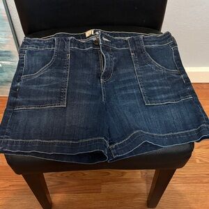 Kut from the Kloth Dark Blue Denim Shorts